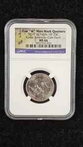 2019 W Pacific HP Quarter 25c First W NGC MS66 - Picture 1 of 4