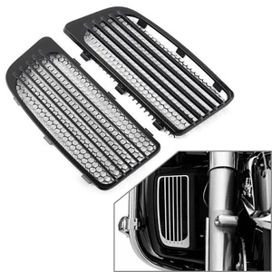 Lower Fairing Radiator Screen Guard Grills Fit Harley Road Glide 2014 - 20 Black - Picture 1 of 8