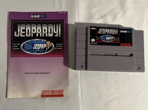 Videojuego Super Nintendo SNES Jeopardy con manual - Imagen 1 de 4