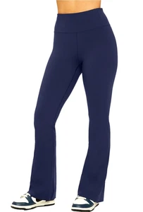 JUST'LOVE Fleece Flared Leggings Push Up High Waisted Tummy Control Winter M - Picture 1 of 7