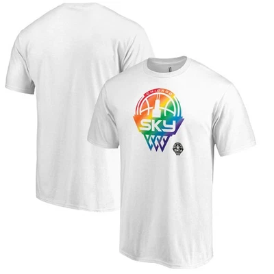 Unisex White Chicago Sky Team Pride T-Shirt - Image 1 of 3