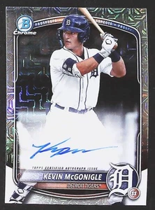 Refractores mojo automáticos Bowman Kevin McGonigle 2025 #BMA-KM Detroit Tigers - Imagen 1 de 2