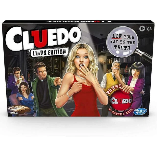 Hasbro Cluedo Liars Edition Board Game for Kids 8 and Up (E9779)