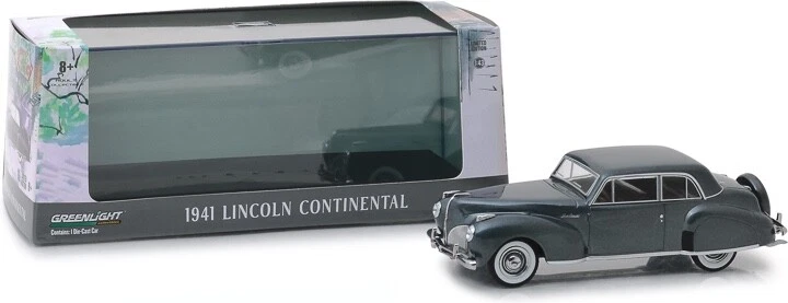 Greenlight 86325 1/43 - 1941 Lincoln Continental - Cotswold Gray Metallic - Photo 1/1