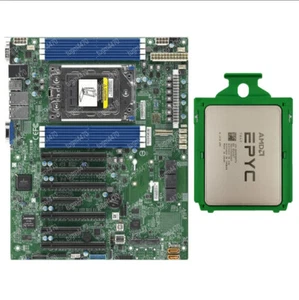 AMD EPYC7642+Supermicro H12SSL-i 48cores 96threads 2.3 GHz combo version 2.0 - Picture 1 of 3