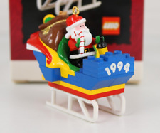 HALLMARK 1994 VINTAGE - SANTA'S LEGO SLEIGH KEEPSAKE CHRISTMAS ORNAMENT QX545-3
