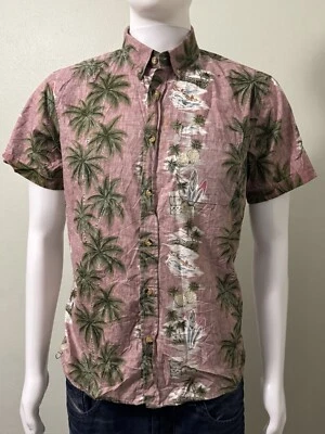 Hype Pink Hawaiian Button Up Shirt - Medium - Image 1 of 4