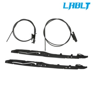 LABLT Sunroof Glass Cables+Track Assembly Set Black For 2015-2020 F150 F250 F350 - Foto 1 di 8