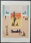 Artysta Leo Posillico Życie kaktusa Vintage Sztuka Promocyjna pocztówka wysłana 1988