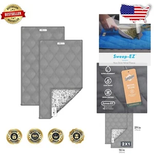 Waterproof & Dust-Free Fleece Liners for Small Animals' Cages - Gray 2-Pack - Picture 1 of 8