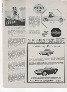 1961 MG MGA (MG-A)  vintage print ad: "Makes everyday a perfect day."  BMC - Picture 1 of 1