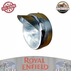 APTO PARA ROYAL ENFIELD CLASSIC 350/500 / BULLET 350 MONTAJE DE LÁMPARA DE CABEZA CON BOMBILLA - Imagen 1 de 4