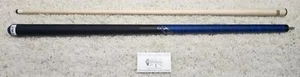 K2 Poolqueue KLCBL blau mit Lederumschlag Spielqueue mit geringer Durchbiegung 11,75 mm Schaft - Bild 1 von 6