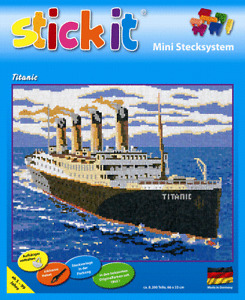 Mini Stecksystem Titanic fahrend ca. 8.200 Teile mit XXL-Steckvorlage Nr. 41222