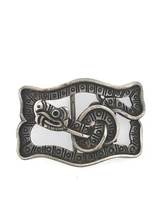 Chic snake Head Belt Buckle, python, Made in Italy, metal - Picture 1 of 2