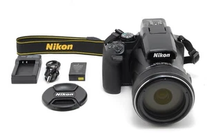 【MINT】Nikon COOLPIX P1000 Black Digital Camera 16MP 125x Optical Zoom From JAPAN - Picture 1 of 12