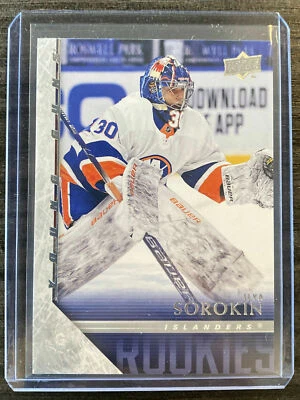 2020-21 Upper Deck Extended Series :   Tribute #T-88 Ilya Sorokin   BV$20 - Image 1 of 2