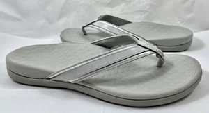 Vionic Damengröße 11 Tide Sport Riemen-Pantoletten Leder Stoff Sandalen UVP 75 $ - Bild 1 von 6