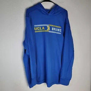 UCLA BRUINS Colosseum Navy Blue/Yellow Hoodie Stretch Material Size XL - Picture 1 of 5