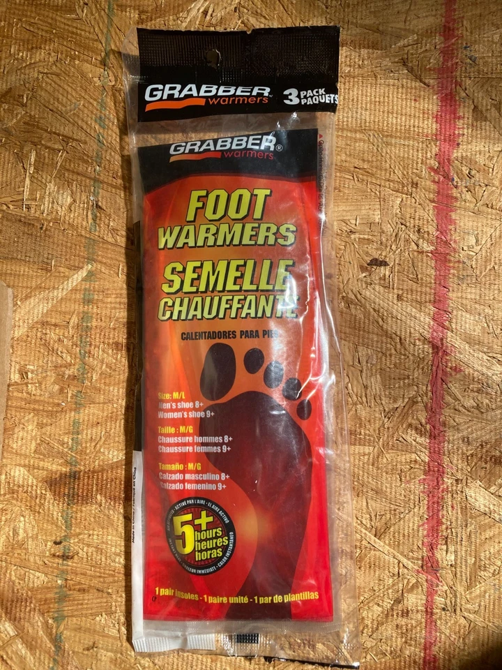 12 pares de calentadores de pies Grabber Foto 1 de 1