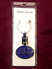 Porte-clés médaille Ford porte-clés robuste logo couleur argent et bleu acheter un obtenir deux
