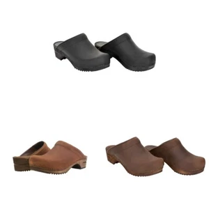 Zuecos de mujer Sanita Wood Chrissy | Zapatillas | Zapatos de jardín | Cuero aceitado - NE - Imagen 1 de 14