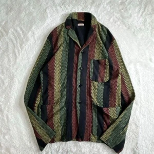 Kapital Linen Blend Shirt Jacket Multicolor Striped Used from Japan Size 2 / M - Picture 1 of 10