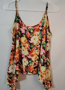 SOPRANO TANK TOP Women's Size Small Bright COLORful SPAGHETTI Strap Made In USA - Picture 1 of 7