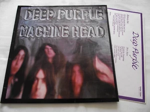 DEEP PURPLE ~ MASCHINENKOPF ** 1972 UK LILA LP mit EINSATZ. - Bild 1 von 3