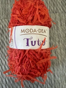 Moda-Dea TUTU Yarn Color#3278-Geranium 50g/92yds Nylon-Cotton-Acrylic-Rayon - Picture 1 of 5