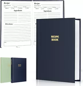 Perfect Blank Recipe Book - Recipe Book to Write in Your Own Recipes,Organize Yo - Picture 1 of 12