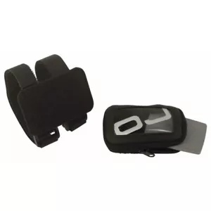 PORTA TELEPASS MINI OJ NERO KIT FISSAGGIO MOTO PEDAGGIO CINGHIA A VELCRO - Foto 1 di 3