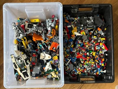 Lego 1 KG Konvolut StarWars/Marvel/City/SpeedChamps Steine Platten Sondersteine - Bild 1 von 4