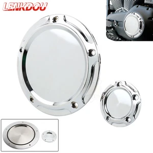 Chrome Derby Cover Timing Timer Cover For Harley Dyna 1999-2017 Touring Softail - Picture 1 of 8