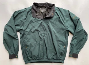 Dryjoy By Foot Joy Half-Zip Pullover mens green black Golf Wind size large - Picture 1 of 8
