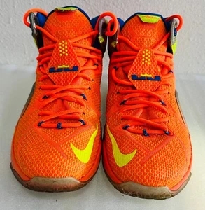Nike LeBron James 12 XII Six Meridians US 11 Orange 684593-870 - Picture 1 of 12