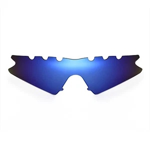 Lentes de repuesto polarizadas ventiladas azul hielo Walleva para barrido de marco Oakley M - Imagen 1 de 7