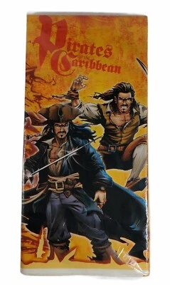CUBIERTA DE PLÁSTICO PIRATAS DEL CARIBE ~ Suministros para fiestas de cumpleaños Disney Foto 1 de 4