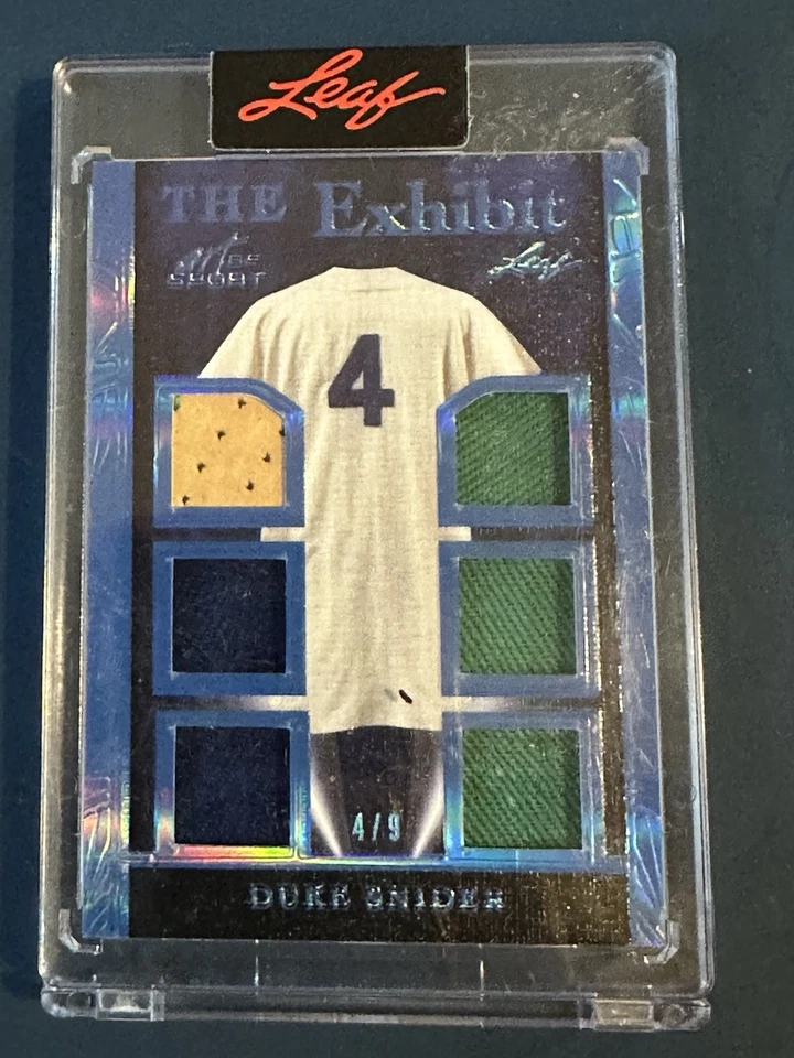 Camiseta deportiva Leaf Art of Sport 2023 Duke Snider Brooklyn Dodgers juego de exhibición azul marino/9 Foto 1 de 2