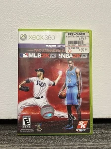 2K Combo Pack: MLB 2K13 & NBA 2K13 – Xbox 360 Games with Manual – Tested - Picture 1 of 3
