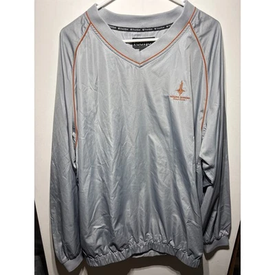 Pullover de golf FootJoy XXL Arizona Biltmore cortavientos manga larga gris imperfección Foto 1 de 4