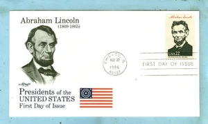 Scott 2217G ARTMASTER FDC,  Presidential Series,  "Abraham Lincoln".... - Picture 1 of 3