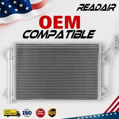 A/C Condenser For 2006-2012 Ford Fusion 2007-2012 Lincoln MKZ 3390 3.5L - Image 1 of 4