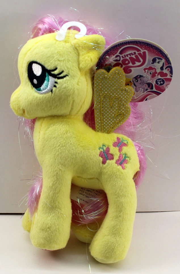 Figura de peluche 2014 Aurora My Little Pony 6" Fluttershy Mylar cabello descontinuado Foto 1 de 1