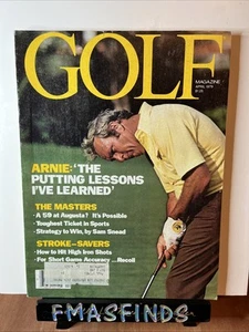V3 1979 ARNOLD PALMER April GOLF Magazine The Masters Augusta - Imagen 1 de 1