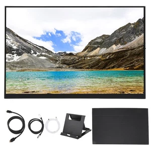 18in 2.5K HD IPS Portable USB Monitor Type C Computer Display HDR Eye Care A NEW - Afbeelding 1 van 12