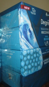 (1 pack of 4 bars) Degree Maximum Recovery Cool Rush Bar Soap - Picture 1 of 1