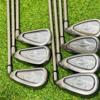 Callaway STEEL HEAD X-14 Iron Set 5-9+Pw+Sw Genuine Graphite Shaft Flex-L 7pcs - Image 1 of 4