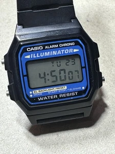 Casio Digital Retro Illuminator Watch F-105 - Picture 1 of 5