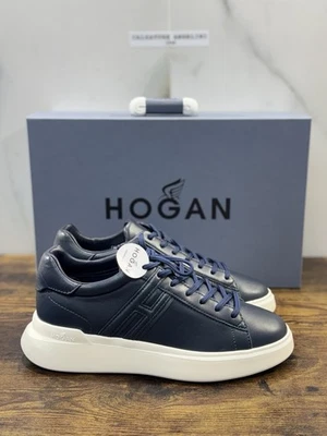Hogan H580  sneaker Pelle Blu   memory foam Luxury HoganShoes Uomo 42.5 Foto 1 de 4